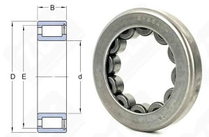 Подшипник 9036519001 радиальный роликовый 19,05-34,125-6,35 мм