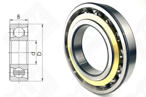 Подшипник 46230Л (7230ACM) радиально-упорный шариковый 150-270-45 мм