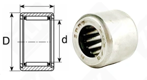 Подшипник 942/8 (HK081412) радиальный игольчатый 8-14-12 мм