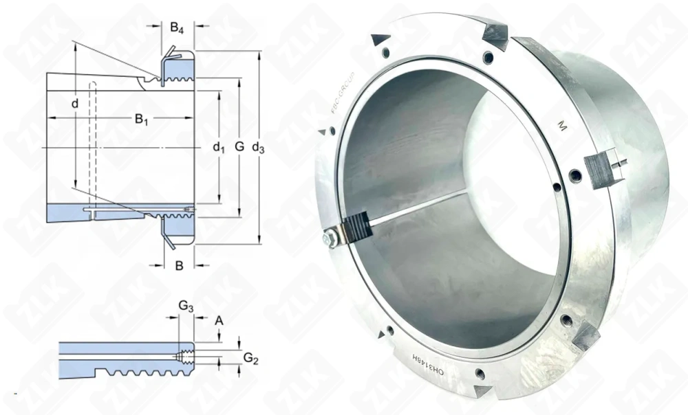 Втулка закрепительная OH 3148 H ZLK