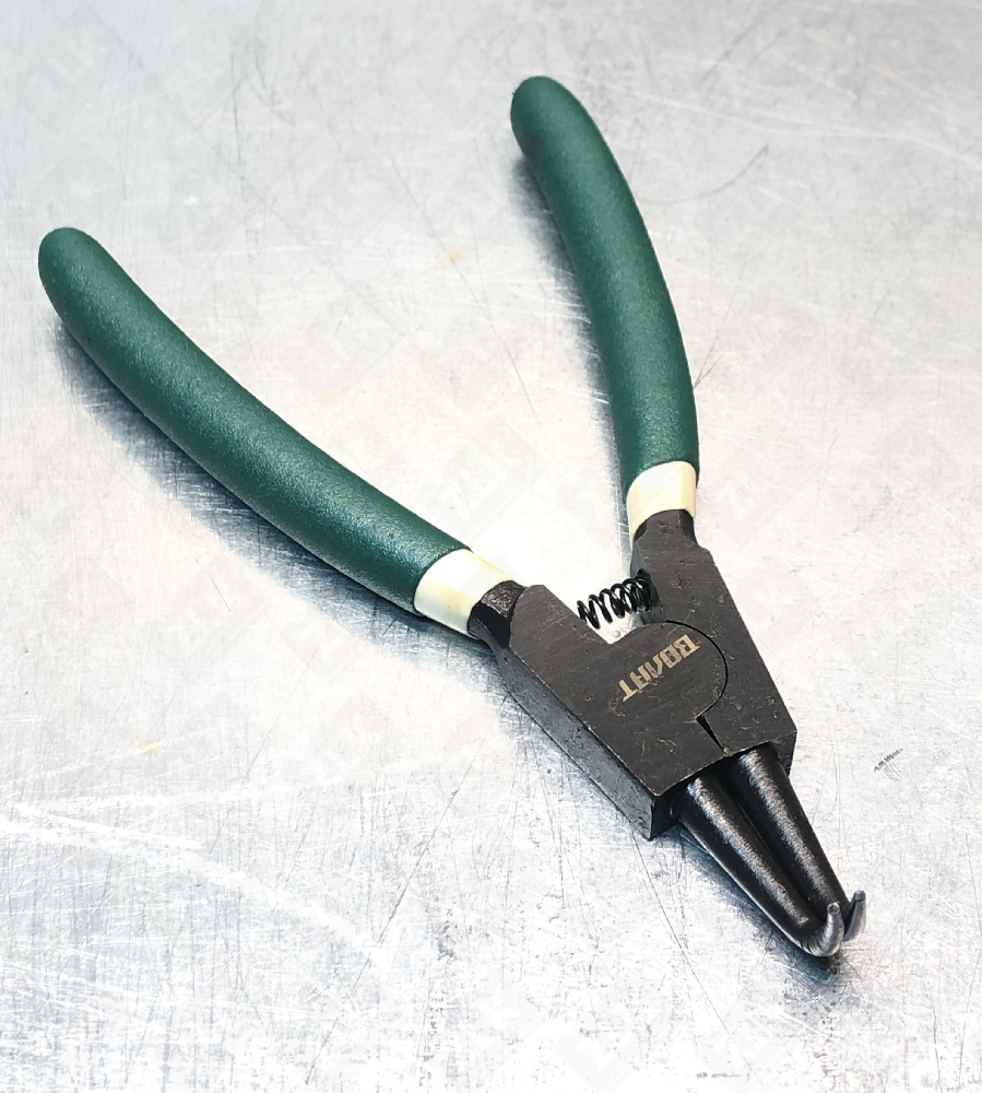 Съемник стопорных колец 150 (разжим) загнутый