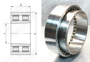 Подшипник 4162932 ЛКН (NNU4932) радиальный роликовый 160-220-60 мм