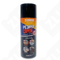 Герметик эластичный Резина-спрей ABRO MASTERS (чёрная) 450мл