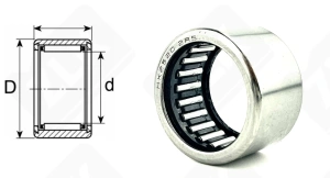 Подшипник HK2520 радиальный игольчатый 25-32-20 мм