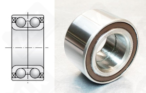 Подшипник DAC30600337 радиально-упорный шариковый 30-60-37 мм