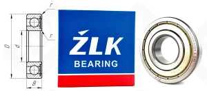 Подшипник 60306 (80) (6306ZC4) радиальный шариковый 30-72-19 мм