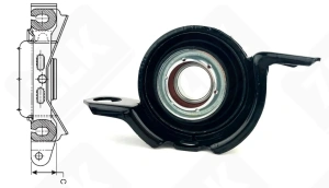 Выжимной подшипник MCB009 упорный шариковый 10 мм