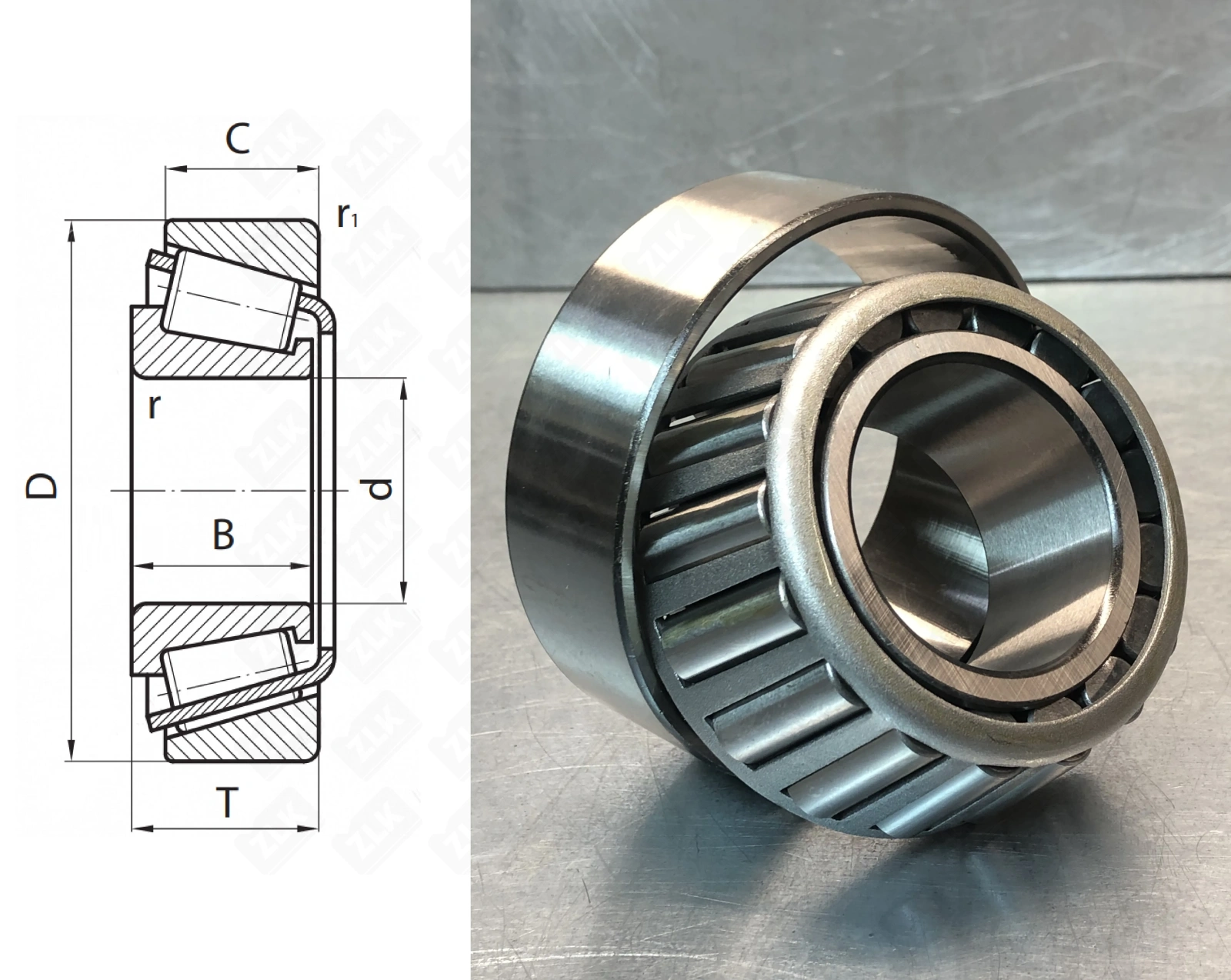 Подшипник роликовый  (898/892) 139.7×228.6×57.15 мм Timken оригинал