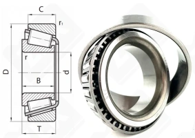 Подшипник L68149/L68111радиально-упорный роликовый кнический 35-59,975-16,764 мм