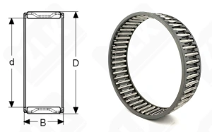 Подшипник K105x113x30 радиальный игольчатый 105-113-30 мм