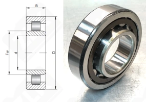 Подшипник 32310Е (NU310ECPC3) радиальный роликовый 50-110-27 мм
