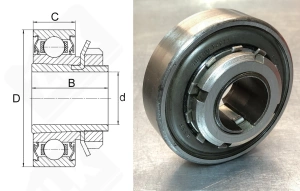 Подшипник 380707 (РСМ10.01.38.160) радиальный шариковый 35-85-23/25 мм