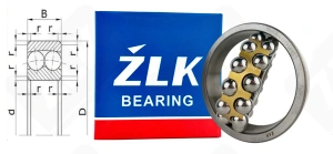 Подшипник 1318Л (1318M) радиальный шариковый самоустанавливающийся 90-190-43 мм