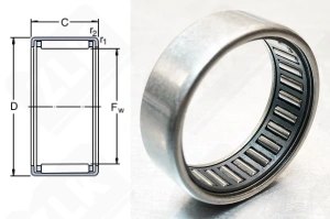 Подшипник HK3016 радиальный игольчатый 30-37-16 мм