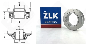Выжимной подшипник 40TKD07 упорный шариковый 40-67-20 мм
