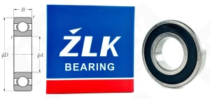 Подшипник 180206 Ш2 (62062RS) радиальный шариковый 30-62-16 мм