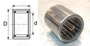 Подшипник HMK2225 радиальный роликовый 22-29-25 мм