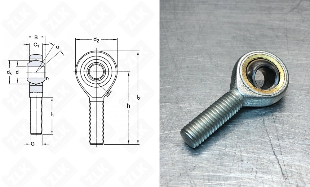 Шарнирный наконечник POS20