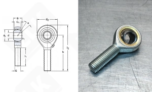Шарнирный наконечник POS2020-46-18 мм