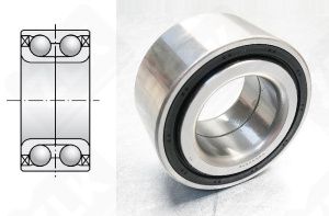 Подшипник DAC45800045 (BDZ453) радиально-упорный шариковый 45-80-45 мм
