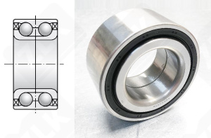 Подшипник DAC45800045 (BDZ453) радиально-упорный шариковый 45-80-45 мм