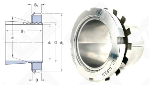 Втулка закрепительная H2315 (H2315) 65×75×73 мм