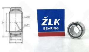 Подшипник № GE14PB шарнирный 14-28-19 мм