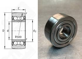 Подшипник LR52012HRSTVHXL радиальный шариковый 12-35-16 мм