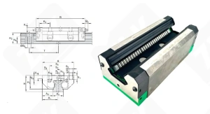 Каретка линейная RWU55EHLG2V3