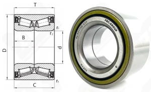 Подшипник 537708 (CRF39720037) радиально-упорный роликовый конический 39-72-37 мм