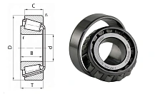 Подшипник роликовый 7203 (HR30203J) 17×40×13.25 мм NSK оригинал