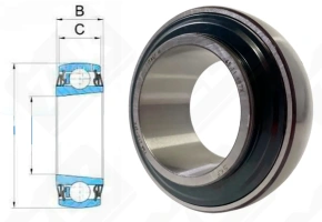 Подшипник импортный № 480210UK (UK210,YSA210-2FK) SKF 50-90-37мм