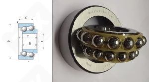 Подшипник F236120.03 (7525259,02) радиально-упорный шариковый 30,16-64,29-23 мм