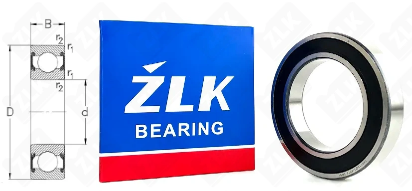 Подшипник шариковый 180112 Ш2 (60122RSZ2V2) 60×95×18 мм ZLK