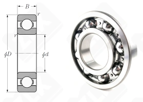 Подшипник 320 (6320) радиальный шариковый 100-215-47 мм