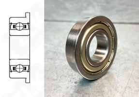 Подшипник 80102 (F6002ZZ) радиальный шариковый 15-32-9 мм