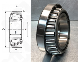 Подшипник L432348/310 радиально-упорный роликовый конический 158,80-205,60-23.80 мм