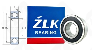 Подшипник 180609 Ш4 (623092RS) радиальный шариковый 45-100-36 мм