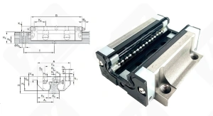 Линейный подшипник BGXH35FN