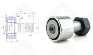 Ролик опорный PFL16
