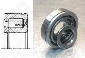 Подшипник 692306 (NUP306ECNR) радиальный роликовый 30-72-19 мм