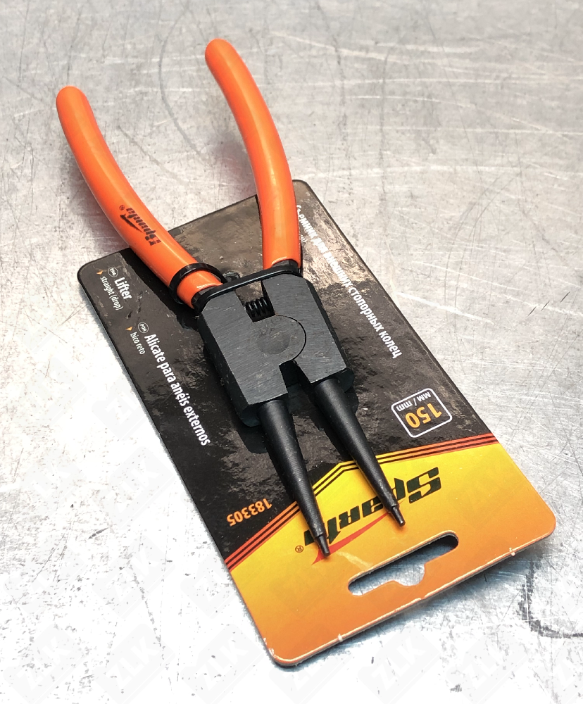 Съемник стопорных колец 150 (разжим) прямой Sparta    