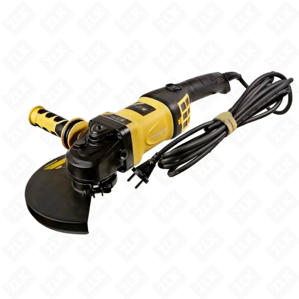 УШМ PLATINUM, 230мм, 2850Вт, 6000об/мин, Hanskonner, БЕСЩЁТОЧНАЯ