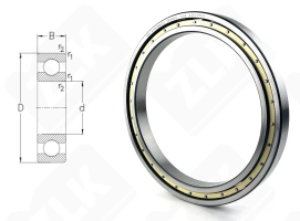 Подшипник 1000844Л (70) (61844MAC3) радиальный шариковый 220-270-24 мм