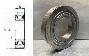Подшипник 361211 (LR211KDDUAH04) радиально-упорный шариковый 55-109-20,8 мм
