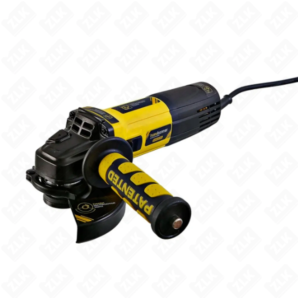 УШМ, 125мм, 1350Вт, 4000-10000об/мин, конст эл-ка, черт, mod T, КЕЙС Hanskonner