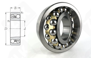 Подшипник 1320 (1320) радиальный шариковый самоустанавливающийся 100-215-47 мм