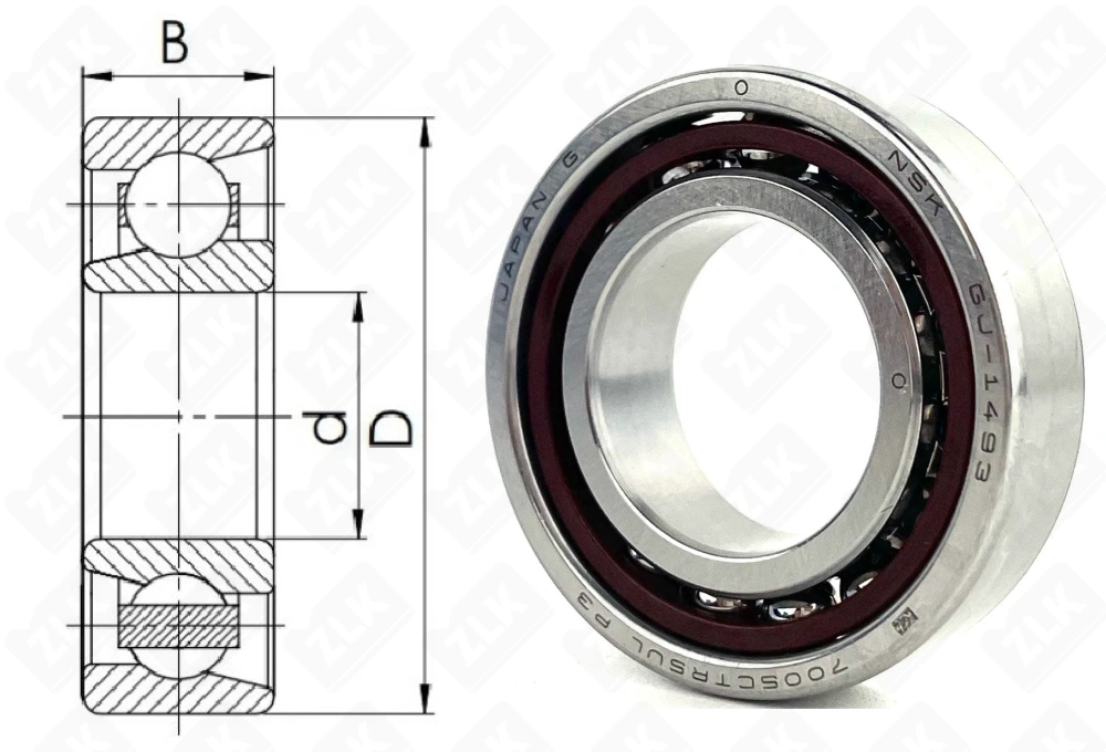 36105 Е (7005CTRSULP3) NSK