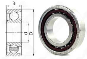 Подшипник 36105 Е (7005CTRSULP3) радиально-упорный шариковый 25-47-12 мм