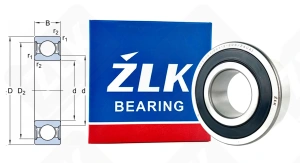 Подшипник 180612 Ш4 (623122RS) радиальный шариковый 60-130-46 мм